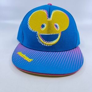 Deadmau5 Teal Blue Pink Yellow Velvet Mouse Snapback Baseball Trucker Hat